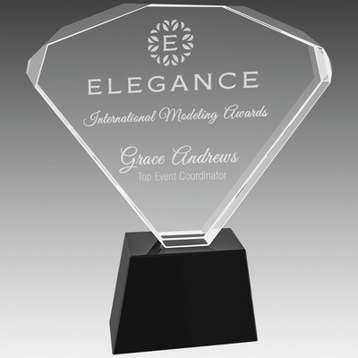 Crystal Fan with Base