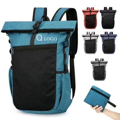 Lightweight Roll-Top Travel Hiking Backpack