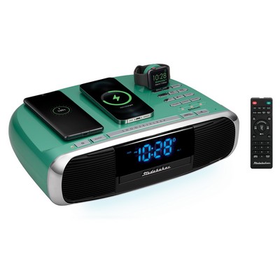 Studebaker Workplace Station - 15W Qi Power Transmission Pad - Teal Blue