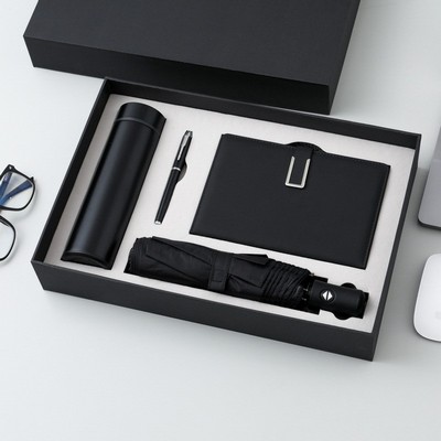 Vacuum cup Notebook Umbrella Pen set