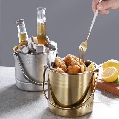 54 Oz Stainless Steel Bar And Ktv Portable Beer Chilling Bucket