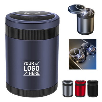 LED Auto-Sensing Car Ashtray with Lid