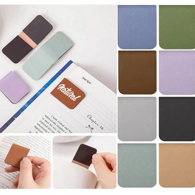 PU Magnetic Bookmark Clip Page Holder
