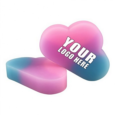 Gradient Cloud-Shaped PVC Eraser