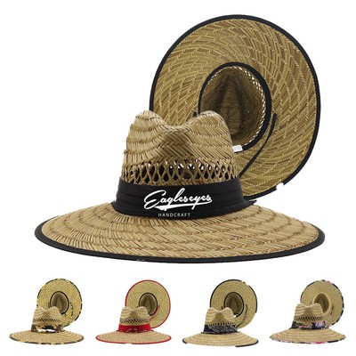 Beach Patrol Straw Sun Hat