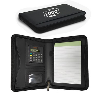 Multifunctional PU Padfolio With Calculator
