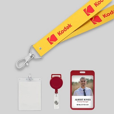 Custom Full Color Heat Transfer Lanyards 3/4"