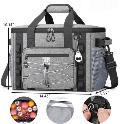 22L Waterproof Oxford Insulated Cooler Lunch Bag