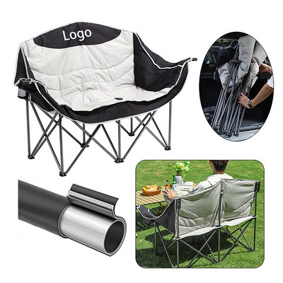 Portable Double Folding Outdoor Camping Chair