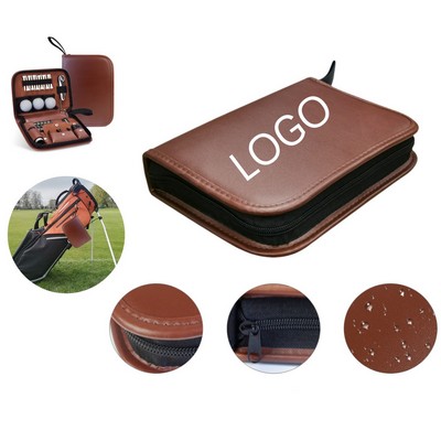 Leather Golf Accessory Bag