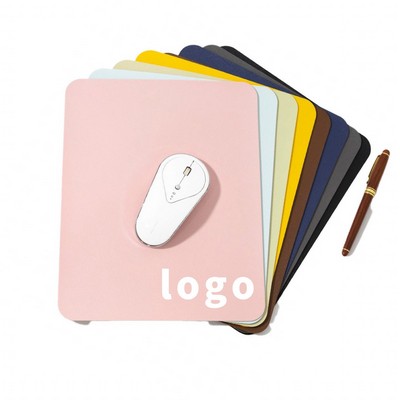 Single Sided PU leather mouse pad
