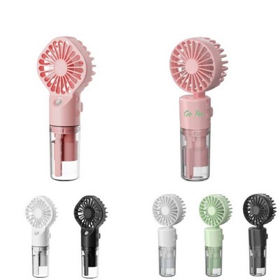 Portable Rechargeable Misting Travel Fan