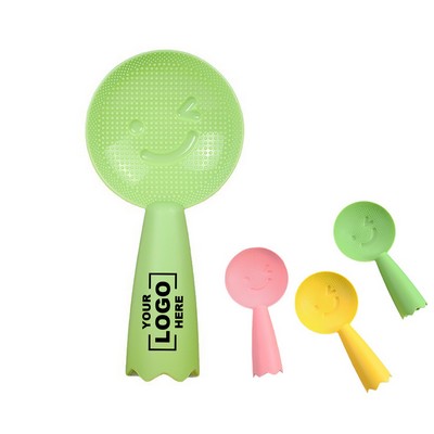 PP Plastic Rice Spoon Smiling Face