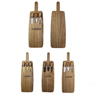 Cheese knife and cheese board