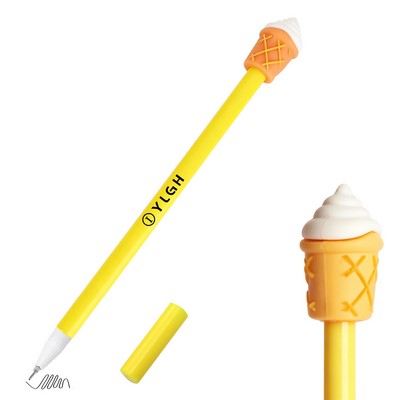 Ice Cream Pen with Pen Cap