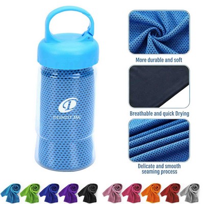 Full Color Cooling Towel Soft Breathable Microfiber Chilly