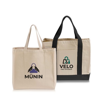 Large Shoulder Twill Cotton Canvas Tote