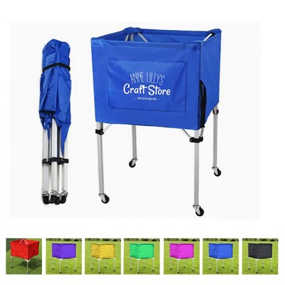 Foldable Ball Storage Cart