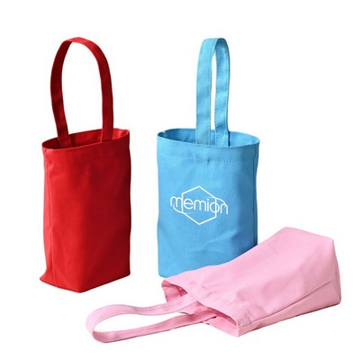 Polyester Heavy Duty Reusable Washable Beverage Carrying Bucket Tote Bag