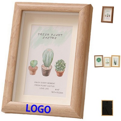Classic Wood Photo Frame For Desktop Or Wall