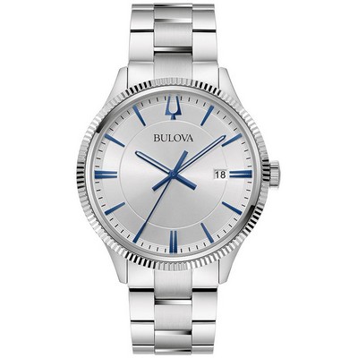Bulova® Special Value Men's Dress Stainless Steel Bracelet Watch