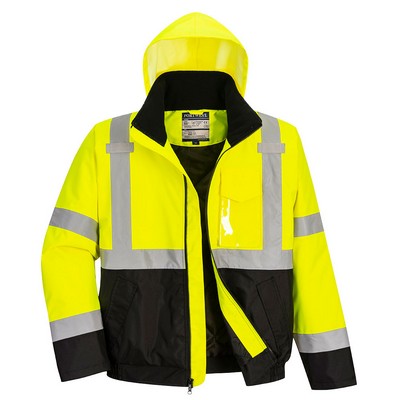 Portwest Hi-Vis Class 3 Contrast Winter Bomber Jacket
